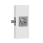 Cerrojo cuadrado llave / llave níquel satinado Argos 89174 Yale