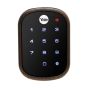 Cerrojo táctil sin llave cobre antiguo YRD 256 Yale