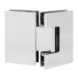 Bisagra para baño vidrio a vidrio a 180° cromo SH330-C Axcent