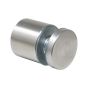 Soporte tubular para vidrio 25 x 25 mm acero inoxidable K-258 Axcent