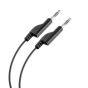 Cable Plug a Plug tipo BANANA, color negro PUN-020N Steren