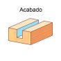 Broca para router recta 5/16" x 1" TC2398  Toolcraft
