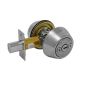Cerrojo de doble cilindro cromo mate X547 Tesa