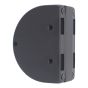 Cerradura de gancho con contra para puerta de vidrio negro mate XH82803B Axcent