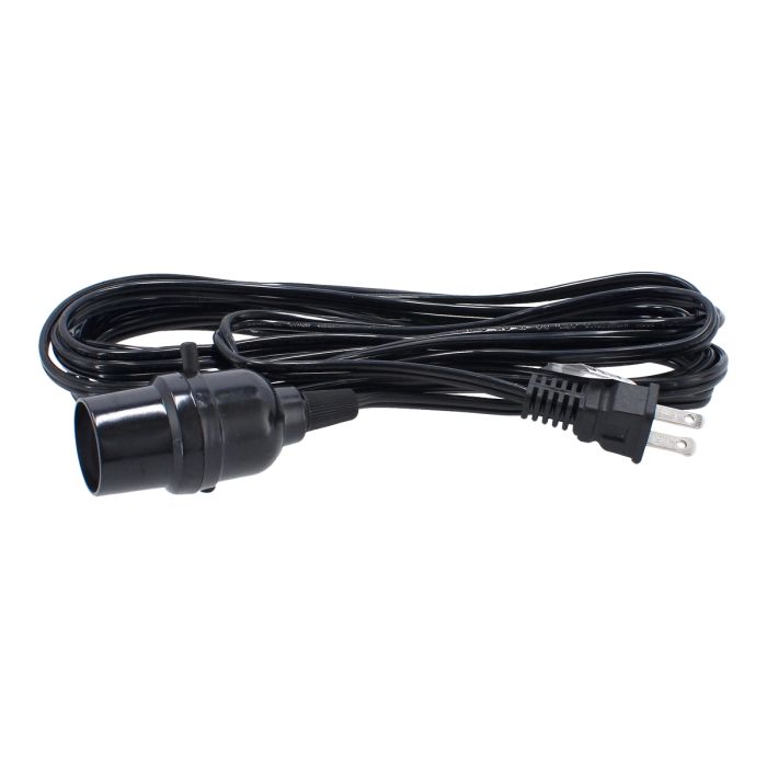 Extensión negra con socket e interruptor 5 m 13827 Adir