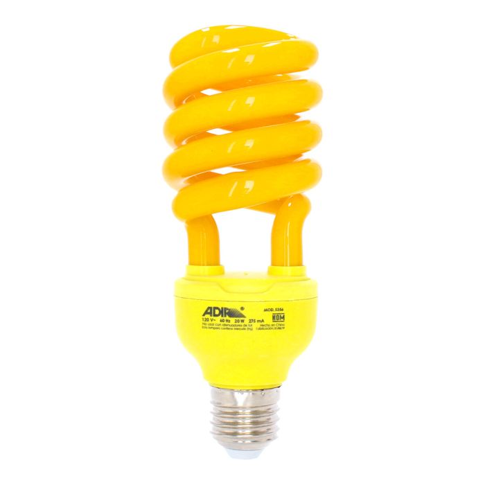 Lámpara ahorradora espiral amarillo 20 W 5356 Adir