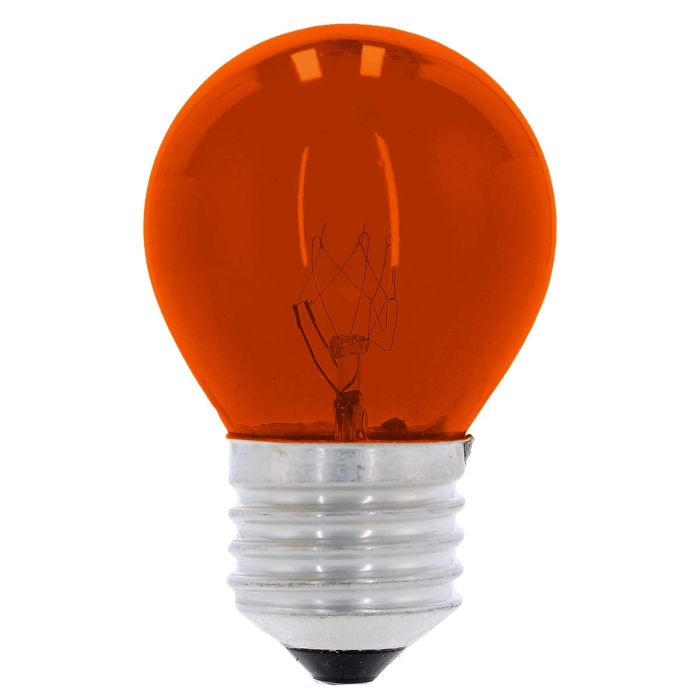 Lámpara incandescente decorativa G-45 7 W Ambar 6054 Adir