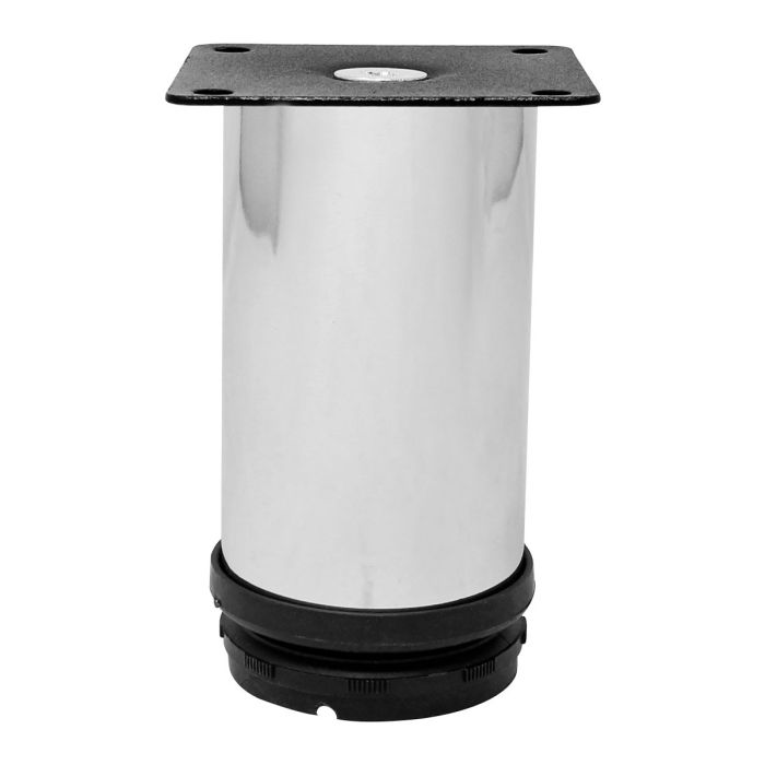 Pata regulable para sofá y muebles cromo 100 cm