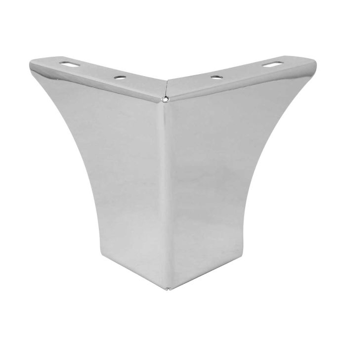 Pata para para sofá 100 mm cromo triangular