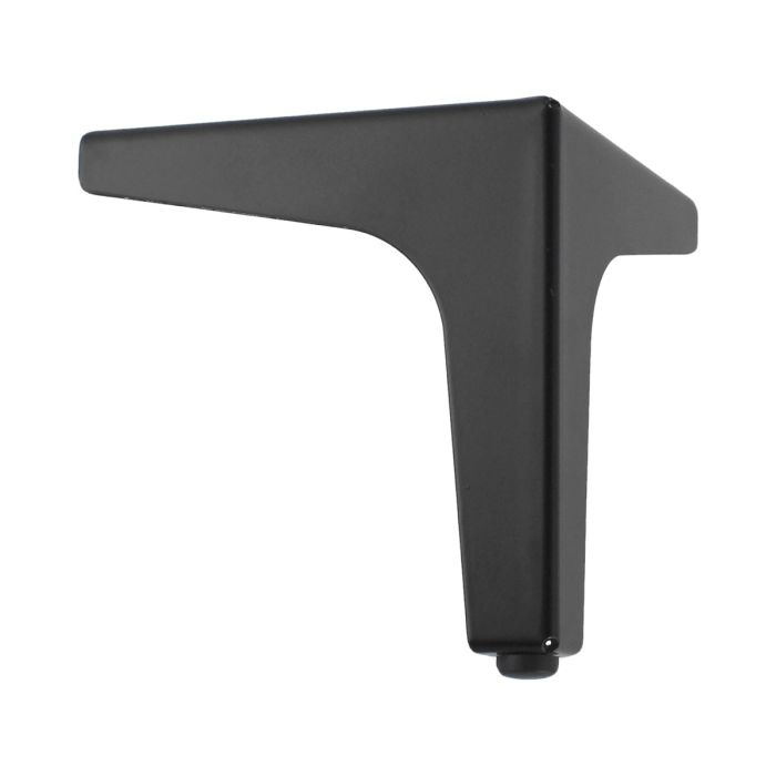 Pata para para sofá Slim 130 mm negro triangular