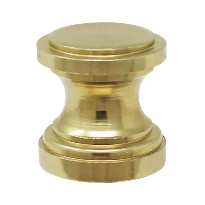 Jaladera botón latón antiguo 5/8" GGJ833 GYGPSA