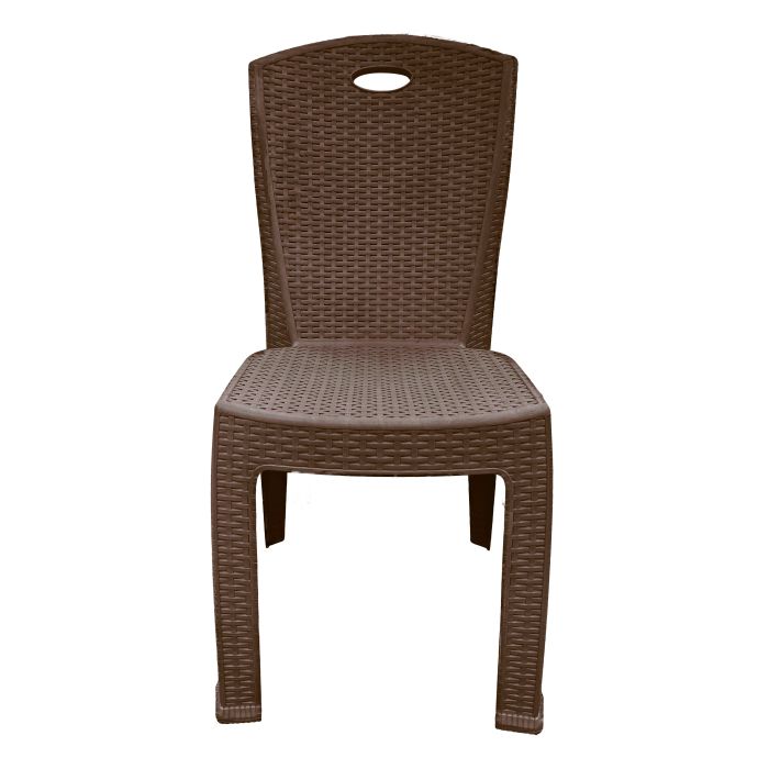 Silla de plástico café Paris SPC-P029