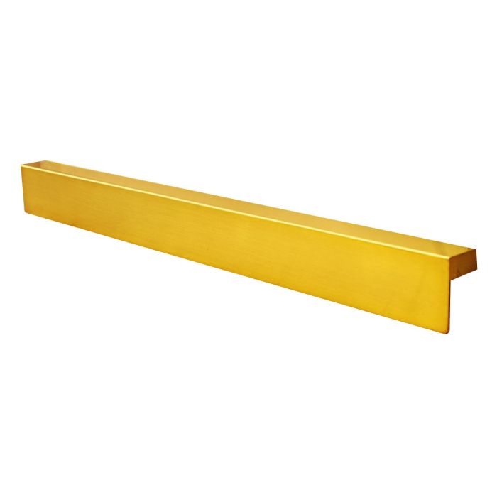 Jaladera tipo "L" latón satinado 288 mm 791-0222 Herrasa
