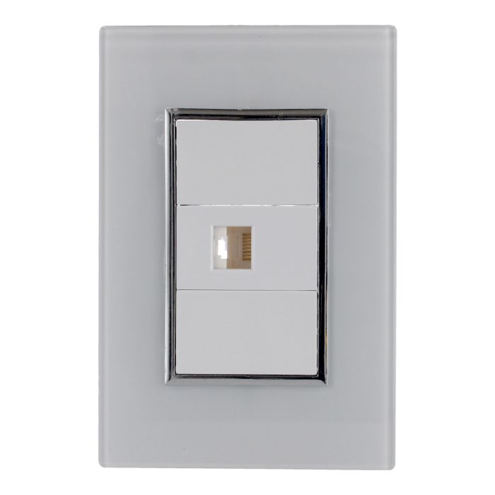 Placa con toma para Modem línea Venecia 4577 Sanelec