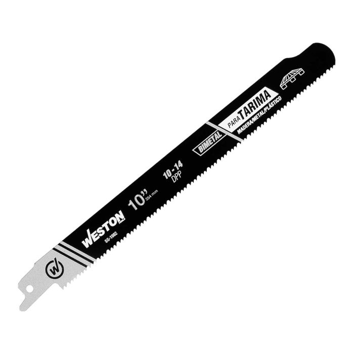 Segueta sable bimetálica desarmadora de tarimas 10" SG-1005 Weston