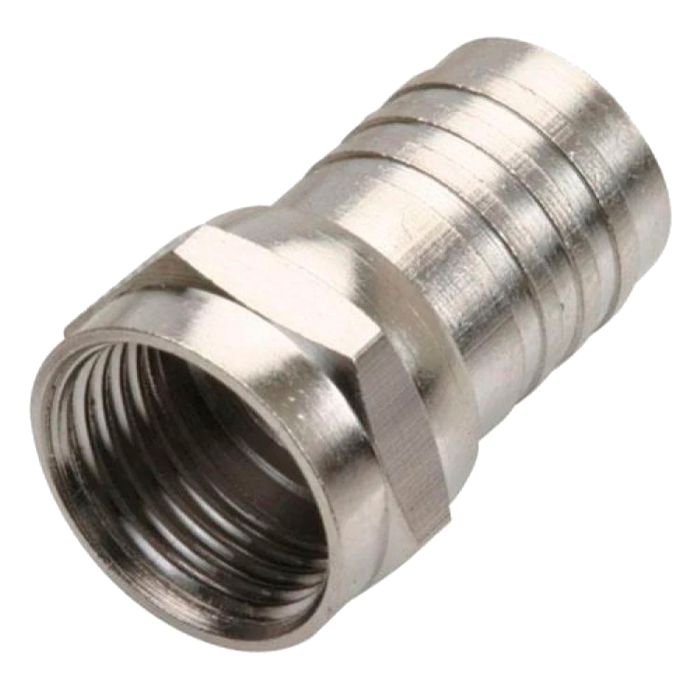 Conector macho tipo "F" para cable RG59, con anillo largo 200-030 Steren