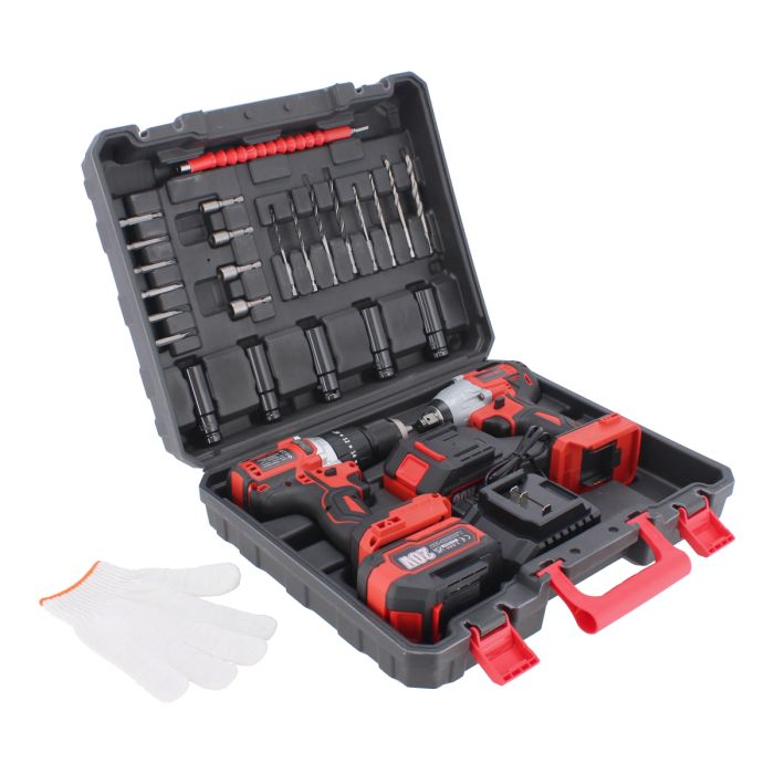 Combo inalámbrico de rotomartillo 911 + llave de impacto 3799 TEENO