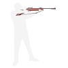 Rifle deportivo Nitro pistón Balam madera 5.5 Mendoza