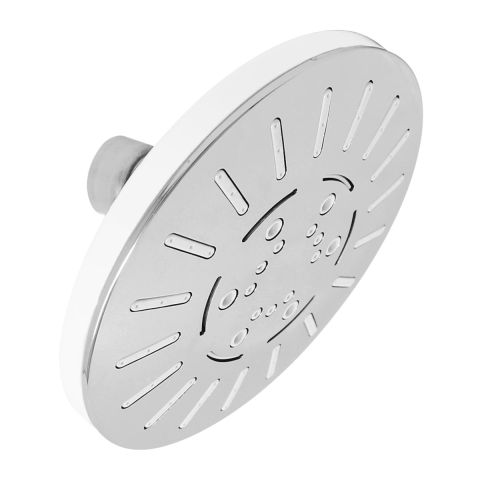 Regadera redonda 10 cm cromo / blanco 10-BR IML