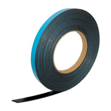 Cinta doble cara negra 12 mm X 10 m Ergy
