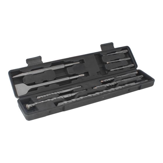 Juego de brocas y cinceles SDS PLUS 10 piezas 12564 Adir