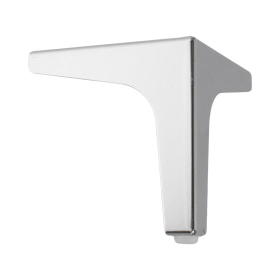 Pata para para sofá Slim 130 mm cromo triangular