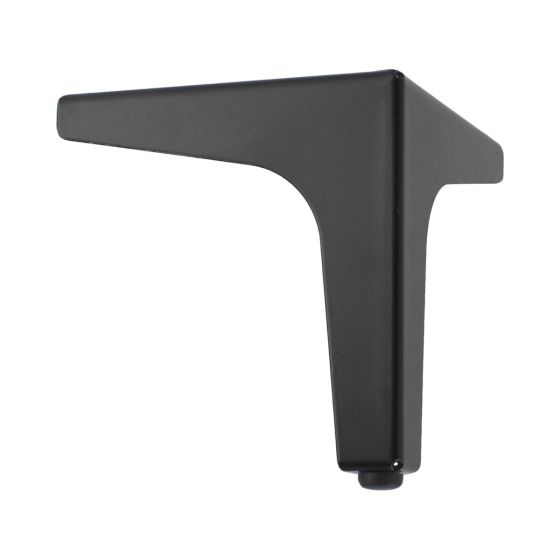 Pata para para sofá Slim 130 mm negro triangular