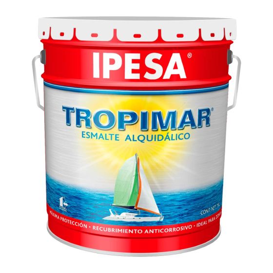 Esmalte alquidálico blanco 500 ml Tropimar 1000 IPESA