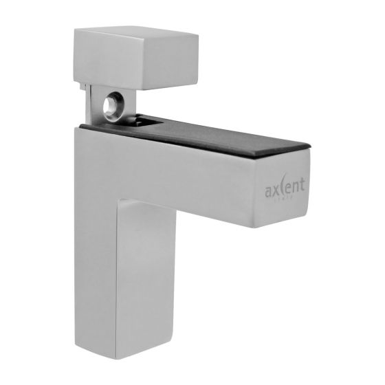 Soporte regulable cuadrado níquel perlado K-163 Axcent