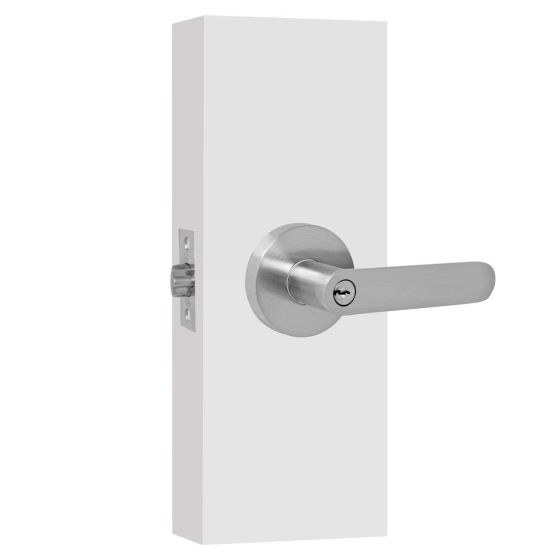 Cerradura para entrada principal níquel satinado Bari Inoxx Italy
