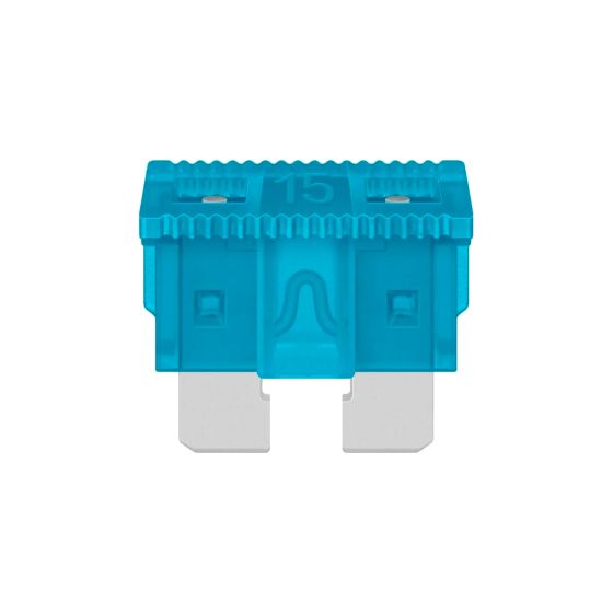Fusible automotriz de 32 Vcc 15 A, azul FA 15 Steren