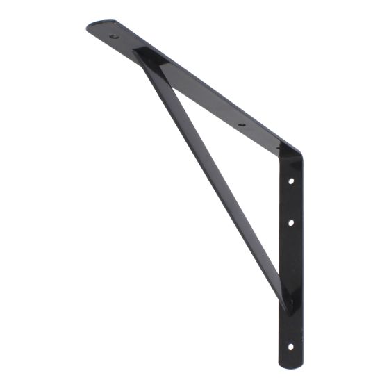 Ménsula reforzada negra 10" x 16" TC5724 Toolcraft